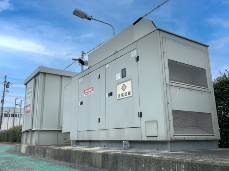非常用発電機を設置:配送拠点のすべてに設置