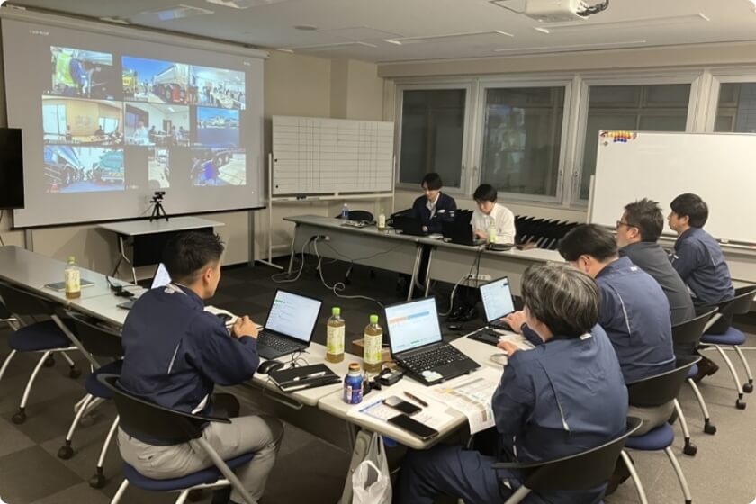 災害対策本部（バックアップ室）立ち上げ訓練