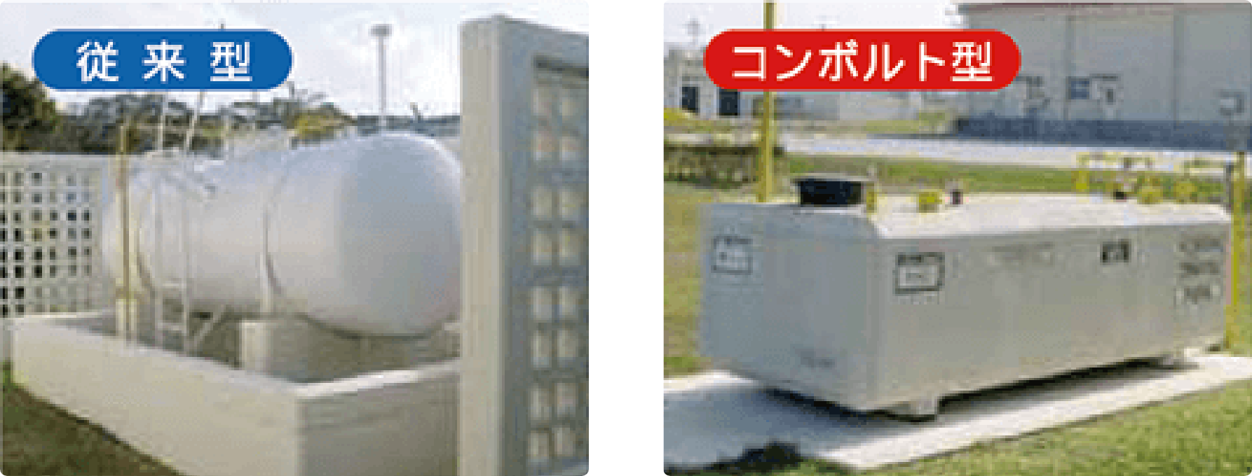 コンボルト型タンク比較